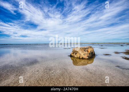 Gorad Strand, Trearddur Bay, Tal, Anglesey, Nordwales Stockfoto