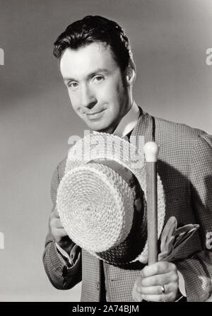 Peter Alexander, österreichischer Kan, Entertainer und Sänger, Deutschland 1960. Österreichischer Schauspieler, Sänger und Entertainer Peter Alexander, Deutschland 1960. Stockfoto