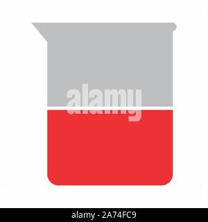 Lab Kolben Symbol Stock Vektor