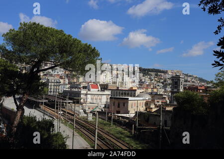 Neapel, Italien - Oktober 13, 2019: Die mergellina Station Stockfoto