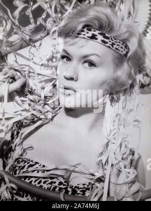 Ingrid van Bergen, deutsche Plant und Synchronsprecherin, Deutschland 1961. Die deutsche Schauspielerin und Vertonung Schauspielerin Ingrid van Bergen, Deutschland 1961. Stockfoto