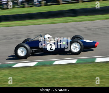 Federico Buratti, Lotus BRM 24, Glover Trophy, 1500 cc Grand Prix Autos, 1961 bis 1965, Goodwood Revival 2019, September 2019, Automobile, Autos, Stromkreis Stockfoto