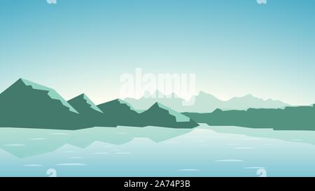 Bild der Berge 13. Stock Vektor