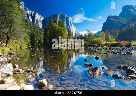 Yosemite Valley Morgen Blick in den USA Stockfoto