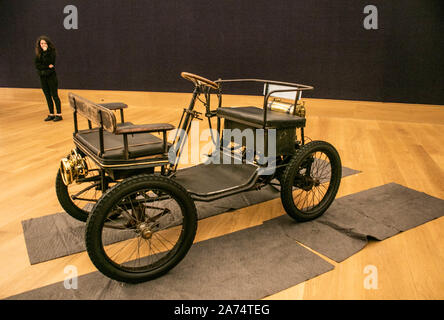 Bonhams London UK. 30. Oktober 2019 Eine C 1899 Bruneau Quadlrilette, Schätzung: £ 35.000 - 45.000 vor dem Pioneer Motor Auto Auktion bei Bonhams. Amer ghazzal/Alamy leben Nachrichten Stockfoto