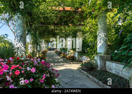 Die Villa San Michele in Anacapri, die das Haus wurde gebaut von