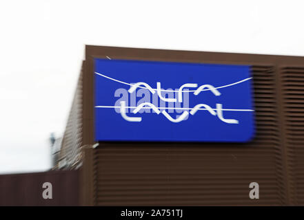 Alfa Laval, Hauptsitz in Gunnesbo, Lund. Alfa Laval AB ist einer der weltweit führenden Hersteller von Pumpen, Ventilen, Wärmetauschern und Separatoren, 1883 gegründet als AB Separator. Foto Jeppe Gustafsson Stockfoto