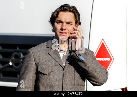 Den Haag, Niederlande. 30 Okt, 2019. DEN HAAG, 30-10-2019, Malieveld, PowNed Reporter Mark Baanders alias slijptol Credit: Pro Schüsse/Alamy leben Nachrichten Stockfoto