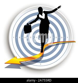 Bild von Target4 Stock Vektor