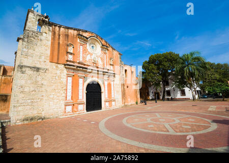 Dominicos Kloster - die erste katholische Kirche und Universität der Neuen Welt im Colonial Zone der Stadt, Santo Domingo, Dominikanische Republik Stockfoto