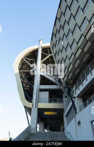 Cluj Napoca, Rumänien - 27 Okt, 2019: UEFA Elite Stadion Cluj Arena, Heimat des FC Universitatea Cluj. Stockfoto