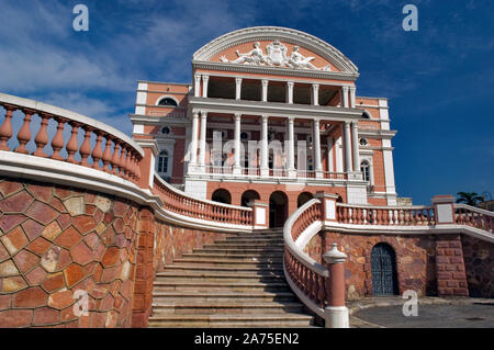 Theater Amazonas, Manaus, Amazonas, Brasilien Stockfoto