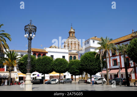 Plaza San Fernando, Carmona, Andalusien, Spanien Stockfoto