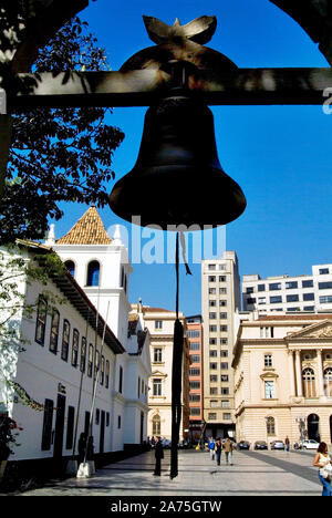 Innenhof der Schule, São Paulo, Brasilien Stockfoto