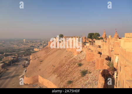 Indien, Rajasthan, Jaisalmer, Jaisalmer Fort Stockfoto