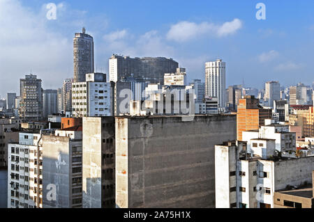 Gebäude Itália, Copan, São Paulo, Brasilien Stockfoto