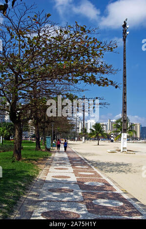 Strand von Gonzaga, Santos, Sao Paulo, Brasilien Stockfoto