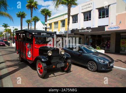 NAPIER, DER ART DECO STADT, NEUSEELAND Stockfoto