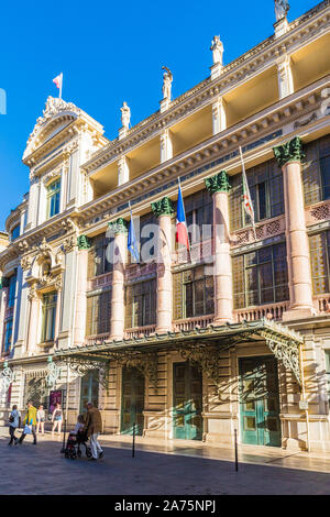 Ein Blick in Nizza Cote d Azur, Frankreich Stockfoto