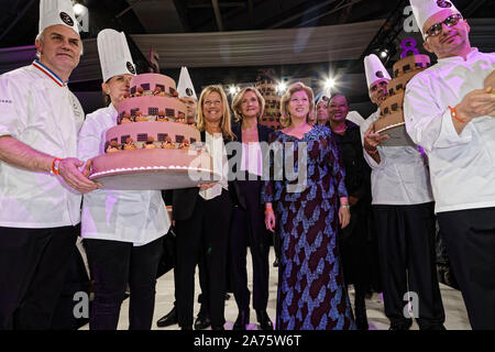 Paris, Frankreich. 29 Okt, 2019. Salon du Chocolat fashion show für Kinder in Afrika Stiftung veranstaltet am 29. Oktober 2019 in Paris, Frankreich. Stockfoto