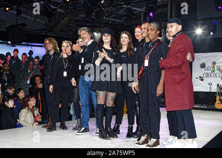 Paris, Frankreich. 29 Okt, 2019. Salon du Chocolat fashion show für Kinder in Afrika Stiftung veranstaltet am 29. Oktober 2019 in Paris, Frankreich. Stockfoto