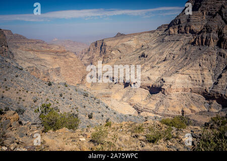 Al Hajar Berge im Oman Stockfoto