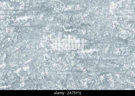 Nahtlose Textur der Eislaufbahn ice mit Schnee bedeckt. New York. USA. Stockfoto