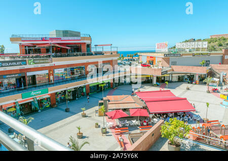 Villa De La Orotava, Teneriffa, Kanarische Inseln - Juni 06, 2018: Kommerzielles Zentrum La Villa ist eine der wichtigsten Einkaufszentrum im Norden von teneri Stockfoto