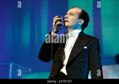 Dave Vanian führt auf der Bühne in "Die Verdammten: eine Nacht der tausend der Vampire" Im Palladium am Montag, den 28. Oktober 2019. Stockfoto