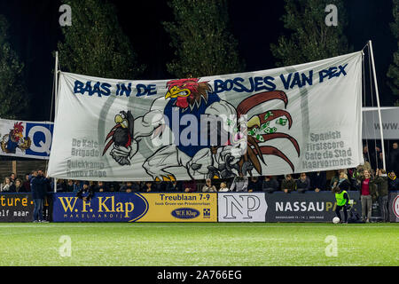 Den Haag, Niederlande. 30 Okt, 2019. DEN HAAG - 30-10-2019, deutscher Fußball, eredivisie Saison 2019-2020. Banner während des Spiels schnell - Willem II. Pokalspiel der ersten Runde. Credit: Pro Schüsse/Alamy leben Nachrichten Stockfoto