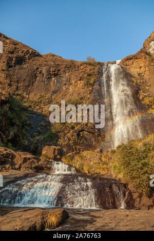 Die Botsoela Wasserfall in der Nähe von Malealea in Lesotho Stockfoto