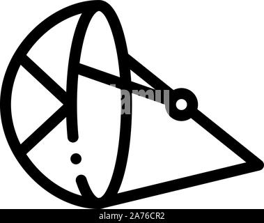 Sonnenschirm Kanu Symbol Vektor Illustration Stock Vektor