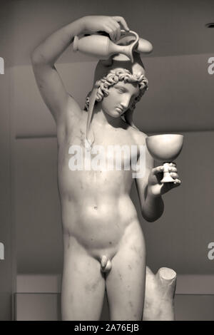 Dionysos. Marmor. Römische Arbeit nach einem griechischen Modell des 4. vorchristlichen Jahrhundert. Rom Italien (von Campana Sammlung.) Roman, nach dem griechischen Modell des 4. vorchristlichen Jahrhundert. Marmor Stockfoto