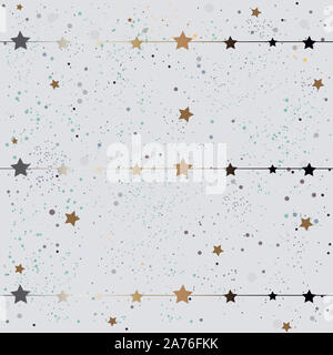 Hand gezeichnet nahtlose Muster mit Pflanzen und Beeren. Künstlerische und kreative Gestaltung. Großartig für Hintergründe, Kulissen, Autos, Postkarten, Einladungen, Kopfzeilen Stockfoto