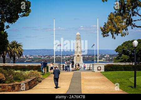 Zustand War Memorial in Kings Park, Perth, Australien am 25. Oktober 2019 Stockfoto