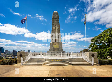 Zustand War Memorial in Kings Park, Perth, Australien am 25. Oktober 2019 Stockfoto