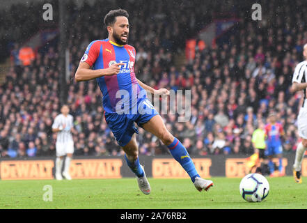 LONDON, ENGLAND - September 22, 2018: Andros Townsend von Palace 2018/19 dargestellt während der Englischen Premier League Spiel zwischen Crystal Palace FC und Newcastle United an Selhurst Park. Stockfoto