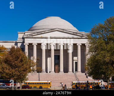 WASHINGTON, DC, USA - Die Nationale Kunstgalerie, Smithsonian Museum auf der National Mall. Stockfoto