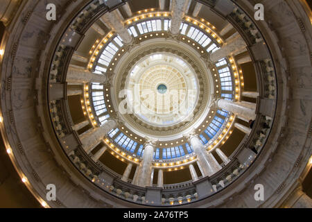 Dome auf der Idaho State Capital Building Stockfoto