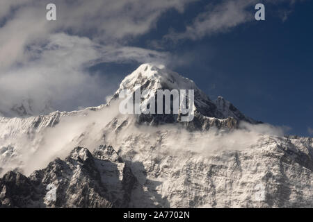 Nepal, Annapurna. Mardi Himal Trek. Stockfoto