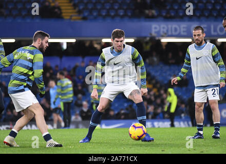 LONDON, ENGLAND - Dezember 8, 2018: Bild vor der 2018/19 Premier League Spiel zwischen dem FC Chelsea und Manchester City an der Stamford Bridge. Stockfoto