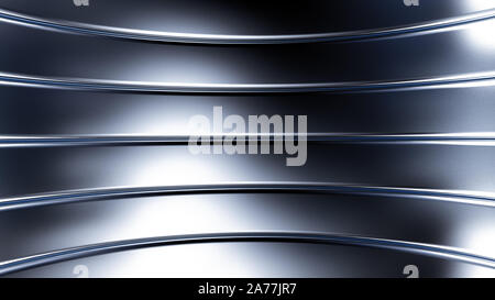 Technologische metallischen Hintergrund. 3D-Rendering, 3D-Darstellung. Stockfoto