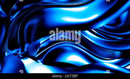 Eleganten blauen Hintergrund. 3D-Illustration, 3D-Rendering. Stockfoto
