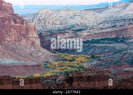 Herbst im Capitol Reef National Park in der Nähe von Torrey, Utah Stockfoto