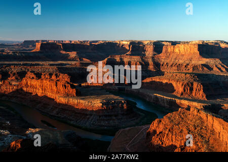 Blick von der Needles District im Canyonlands National Park Stockfoto