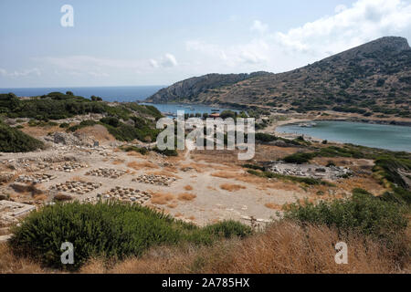 Oder Knidos Knidos ist eine der wichtigsten antiken Städte im Südwesten der Türkei, in der Nähe der Stadt Datça, Marmaris entfernt. Stockfoto