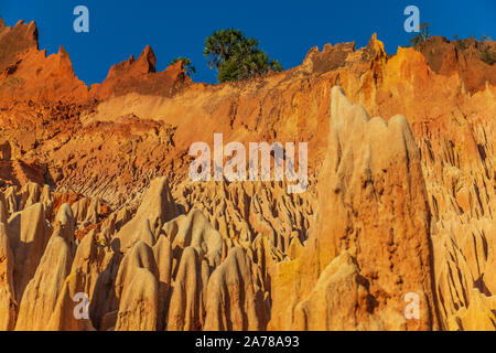 Red Tsingy Panorama in Madagaskar Stockfoto