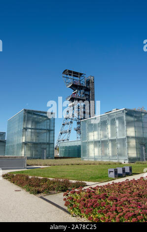 Kattowitz, Schlesien, Polen; 20. Oktober 2019: Moderne Architektur des Museums für Schlesien in der Kultur Zone in Kattowitz Stadtzentrum Stockfoto