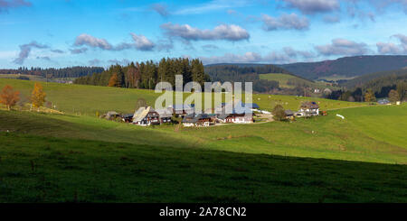 Oberfallengrundhof, Schwarzwaldhaus, in der Nähe von Gütenbach, Schwarzwald, Baden-Württemberg, Deutschland Stockfoto