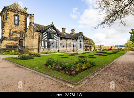 Die wunderschöne und historische Shibden Hall in Halifax, West Yorkshire Stockfoto